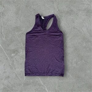 Athleta Momentum Allure Printed Tank Top Purple Active Women’s Small